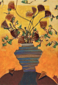 fandango acrylic collage