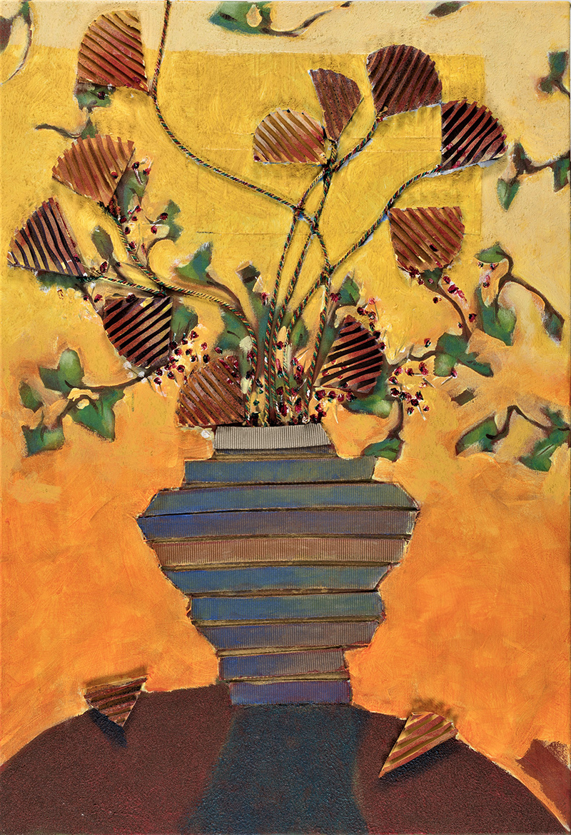 fandango acrylic collage