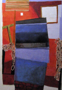 remembering jack acrylic collage