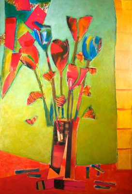 Chamberlain Bouquet - 25 x 19 (SOLD), Jon Taner, Mixed Media Artist